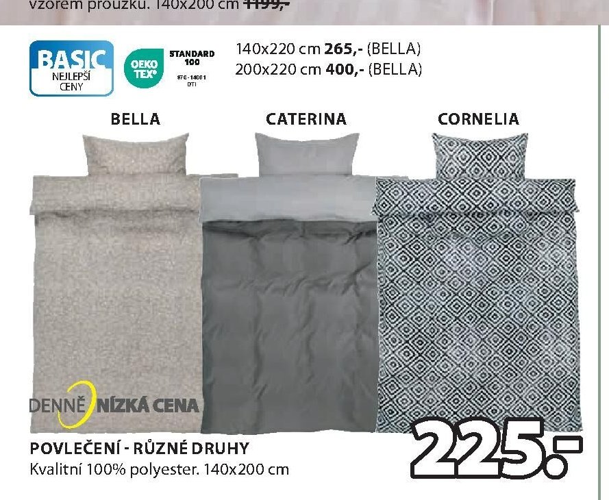 Povlečení - různé druhy (Bella, Caterina, Cornelia)