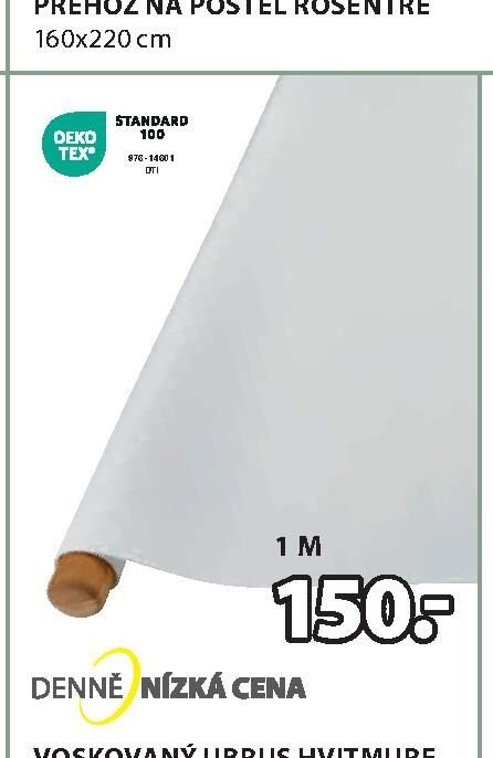 VOSKOVANÝ UBRUS HVITMURE