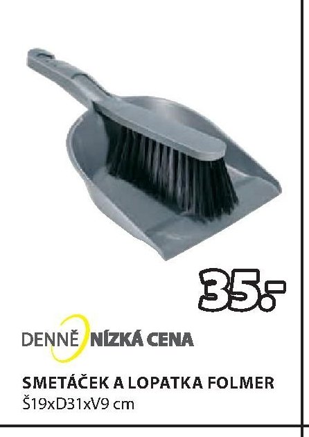 SMETÁČEK A LOPATKA FOLMER