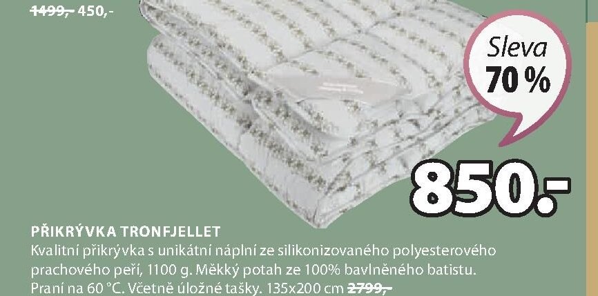 PŘIKRÝVKA TRONFJELET