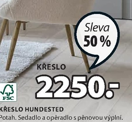 KŘESLO HUNDESTED