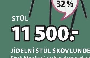 Jídelní stůl SKOVLUNDE