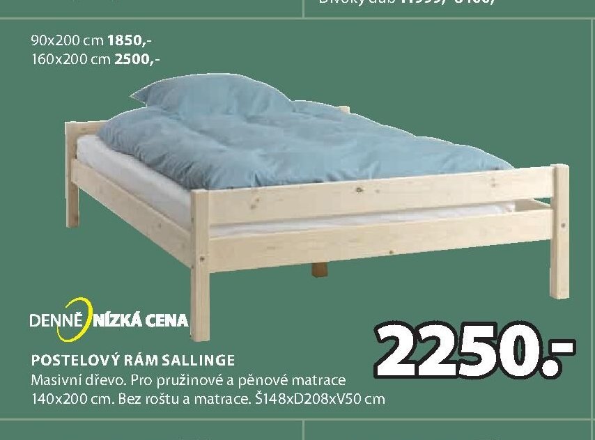 POSTELOVÝ RÁM SALLINGE
