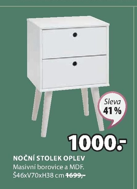NOČNÍ STOLEK OPLEV