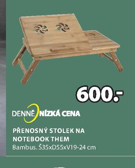 Přenosný stolek na notebook THEM