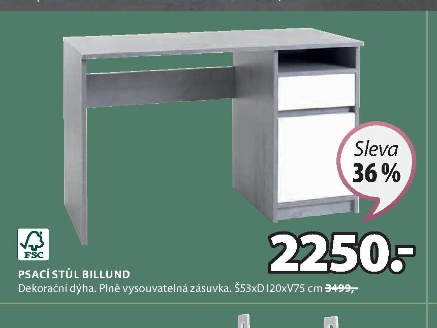 Psací stůl BILLUND