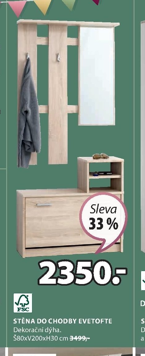STĚNA DO CHODBY EVETOFTE