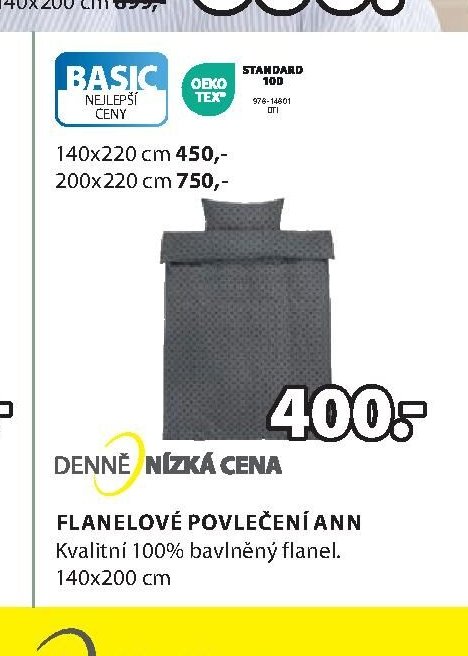Flanelové povlečení ANN
