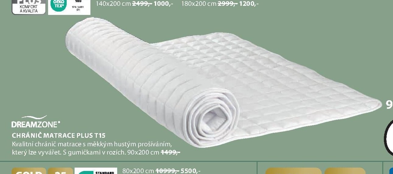 Chránič matrace PLUS T15