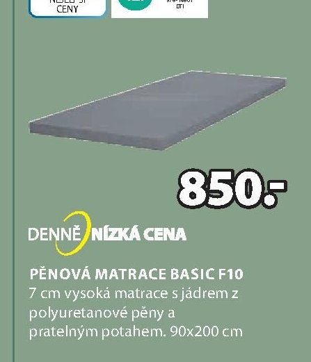 Pěnová matrace BASIC F10