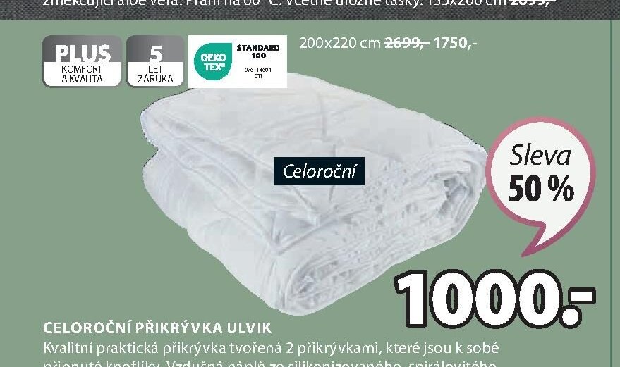 Celoroční přikrývka ULVIK