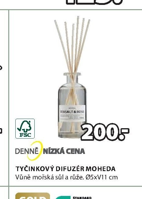 TYČINKOVÝ DIFUZÉR MOHEDA