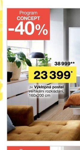 Výklopná postel