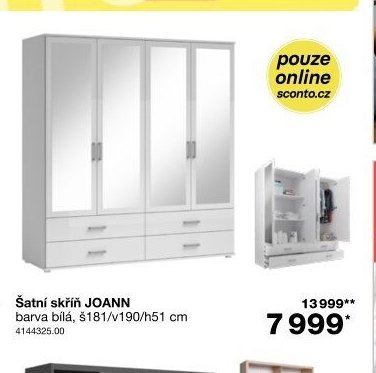 Šatní skříň JOANN