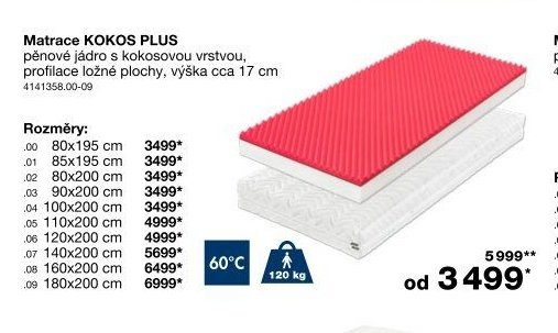 Matrace KOKOS PLUS