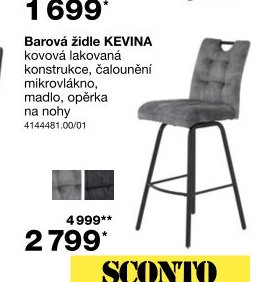 Barová židle KEVINA