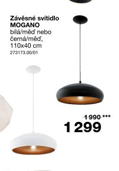 Závěsné svítidlo MOGANO