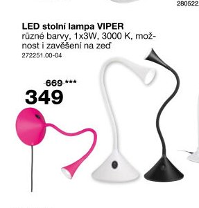 LED stolní lampa VIPER