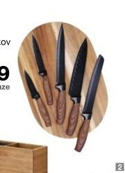 Sada nožů 5ks, plast/kov