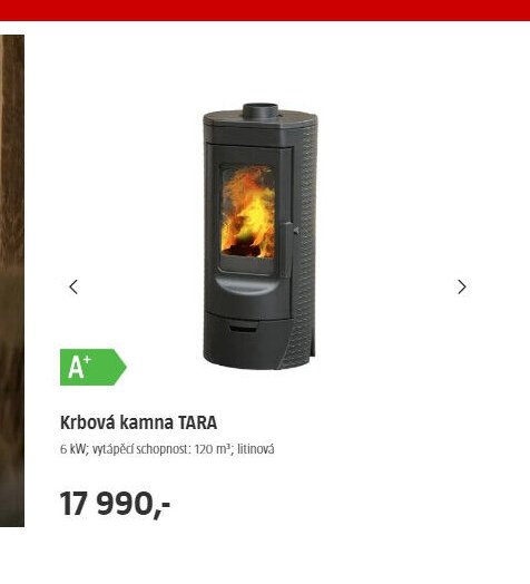 Krbová kamna TARA