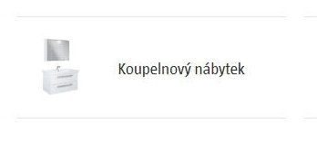 Koupelnový nábytek