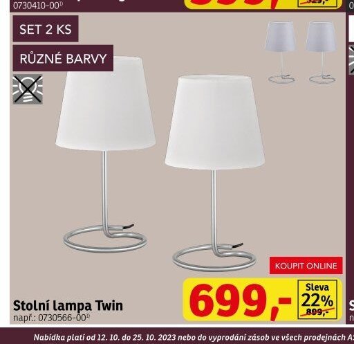 Stolní Lampa Twin