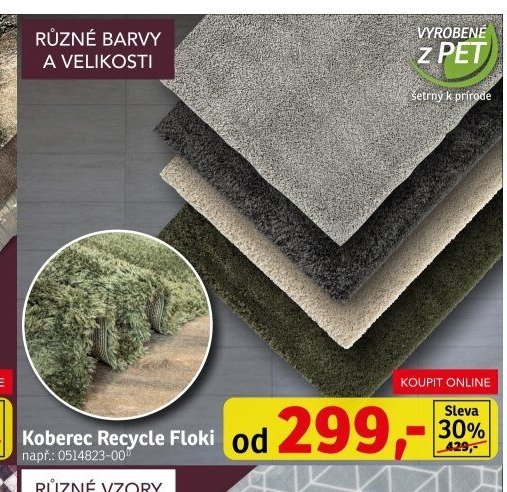 Koberec Recycle Floki