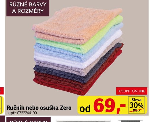 Ručník nebo osuška Zero