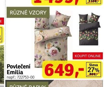 Povlečení Emilia