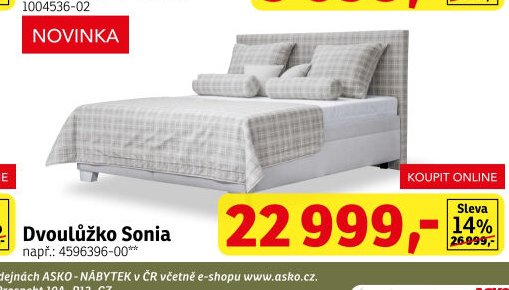 Dvoulůžko Sonia