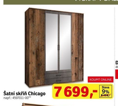 Šatní skříň Chicago