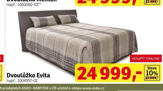Dvoulůžko Evita