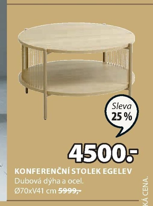 KONFERENČNÍ STOLEK EGELEV