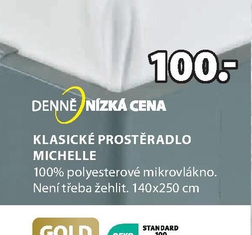 Klasické prostěradlo MICHELLE