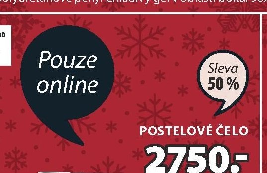POSTELOVÉ ČELO