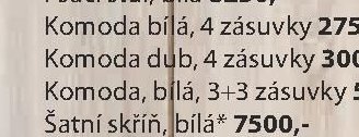 Šatní skříň, dub