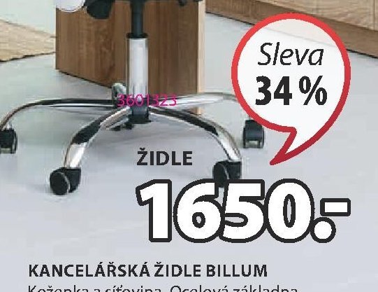 KANCELÁŘSKÁ ŽIDLE BILLUM