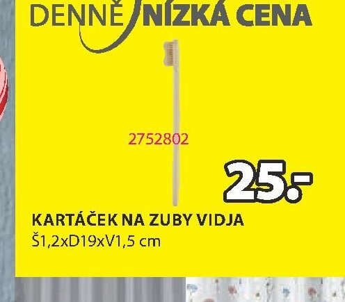 Kartáček na zuby VIDJA