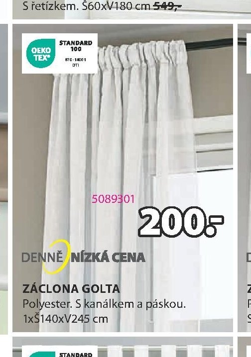 ZÁCLONA GOLTA