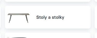 Stoly a stolky