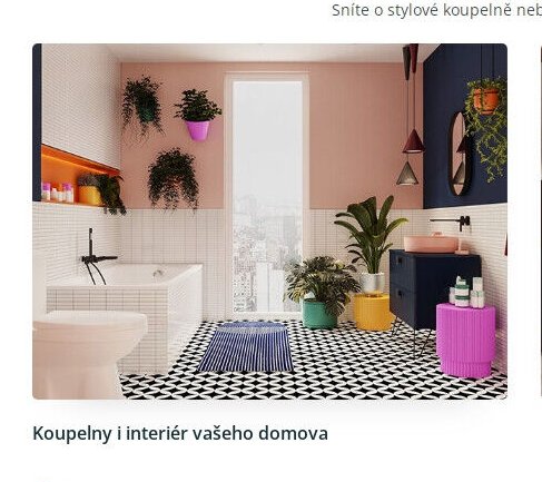 Koupelny a interiér vašeho domova