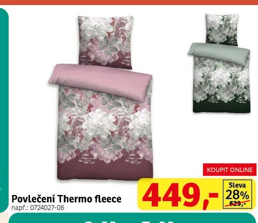Povlečení Thermo fleece