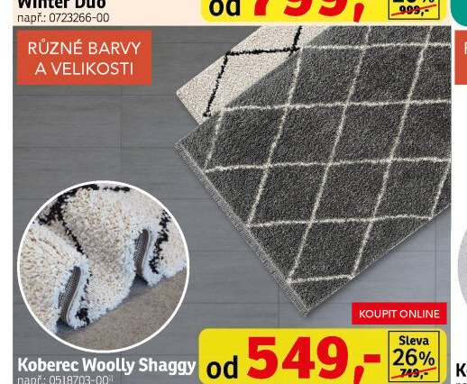 Koberec Woolly Shaggy