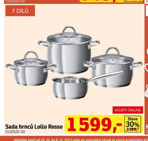 Sada hrnců Lollo Rosso