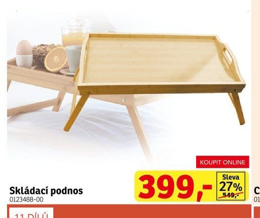 Skládací podnos