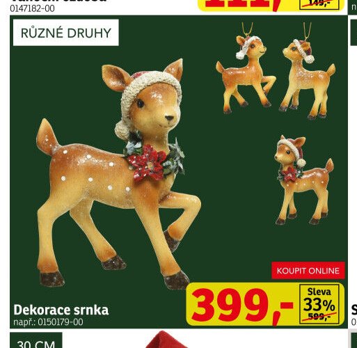Dekorace srnka
