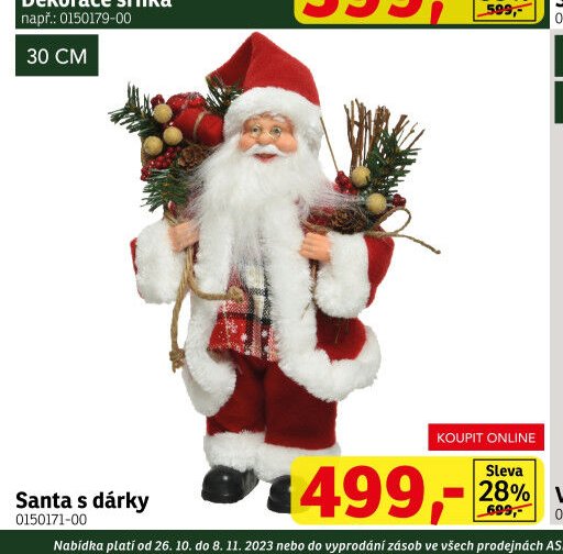 Santa s dárky