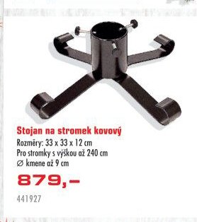 Stojan na stromek kovový