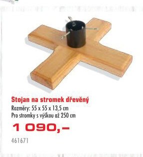 Stojan na stromek dřevěný