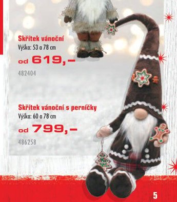 Skřítek vánoční s perníčky